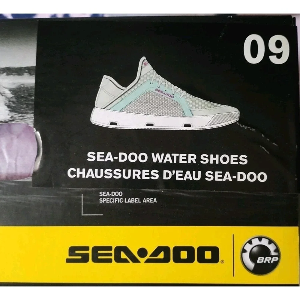 Sea-Doo Water Shoes - Grey Grow  - US Size mens 9 WOMEN'S 11 NEW In Box Unisex